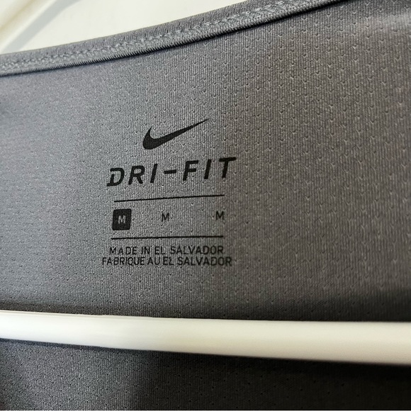 π4/$20 SALEπNike Gray Dri-Fit Shirt - Picture 4 of 4